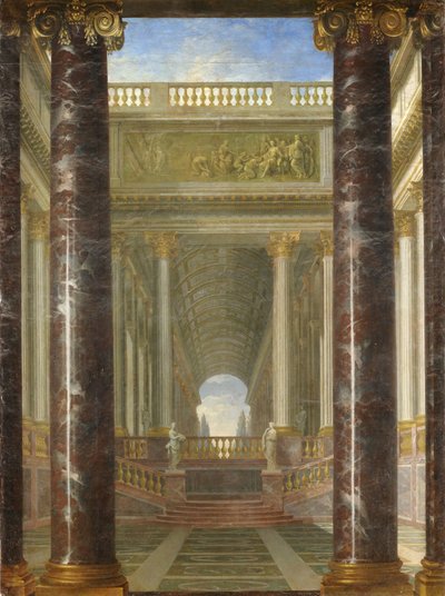Perspektive der Gärten von Jacques Rousseau